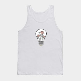 flower light bulb Tank Top